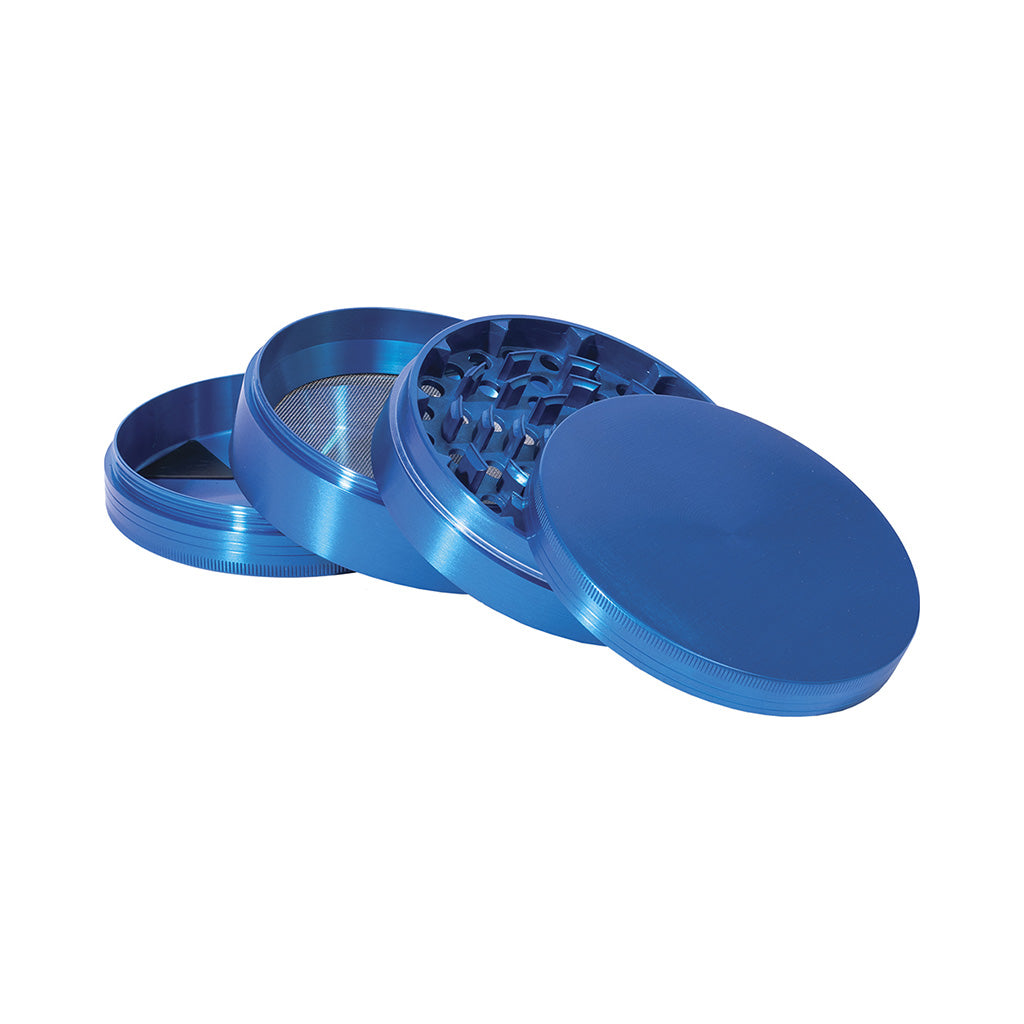 100mm Jumbo Grinder - Blue Wholesale | Green Flower | Smoke & Vape Wholesale