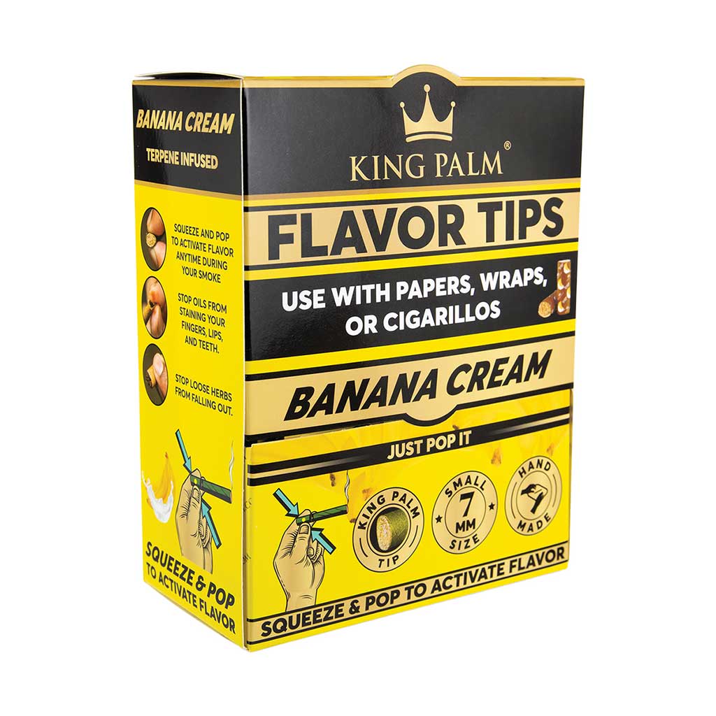 50ct. 2pk. King Palm Terp Filters - Banana Cream Wholesale