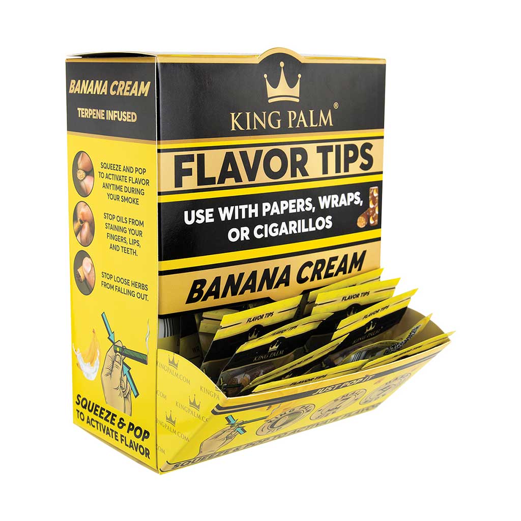 50ct. 2pk. King Palm Terp Filters - Banana Cream Wholesale