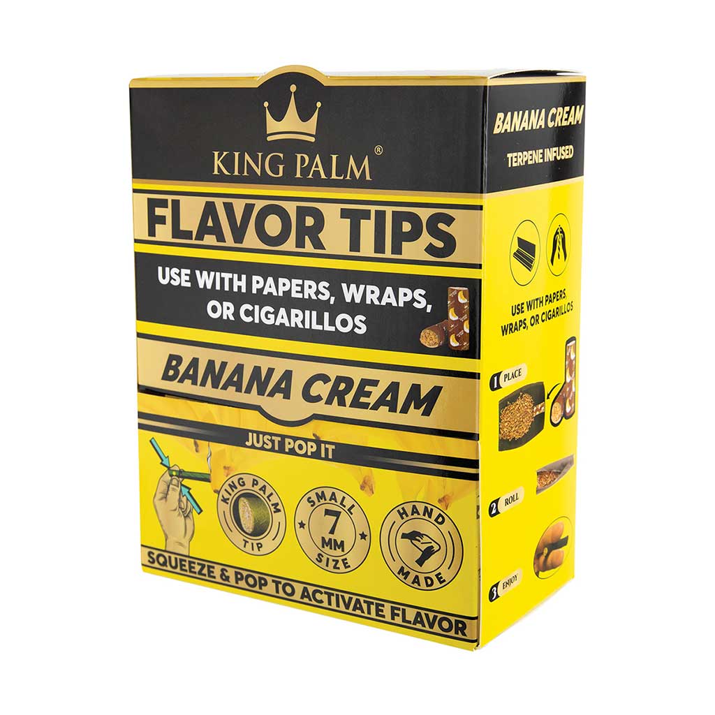 50ct. 2pk. King Palm Terp Filters - Banana Cream Wholesale