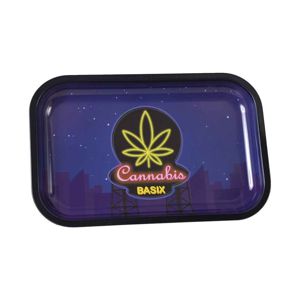 Basix City Sign Rolling Tray by KushRX - Wholesale