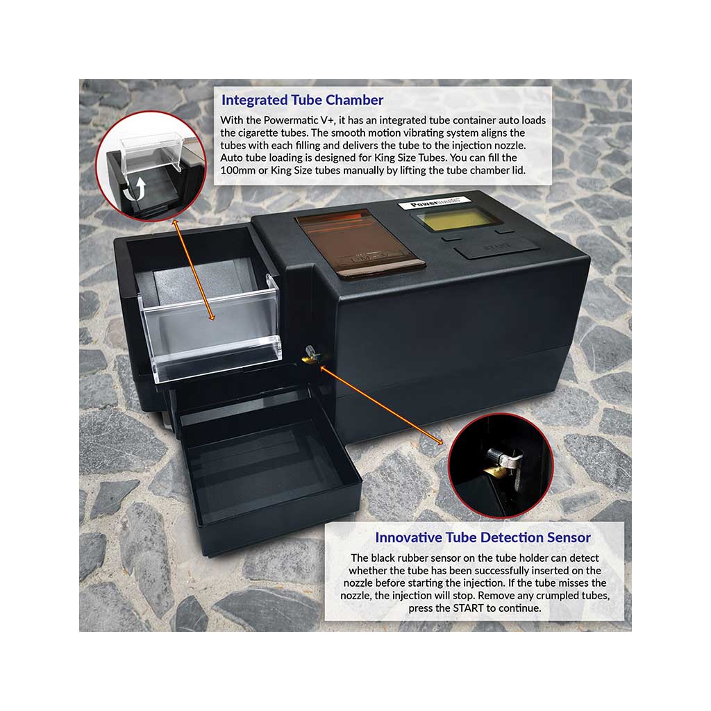 Powermatic 5+ Cig. Injector For Kings Or100's. Wholesale