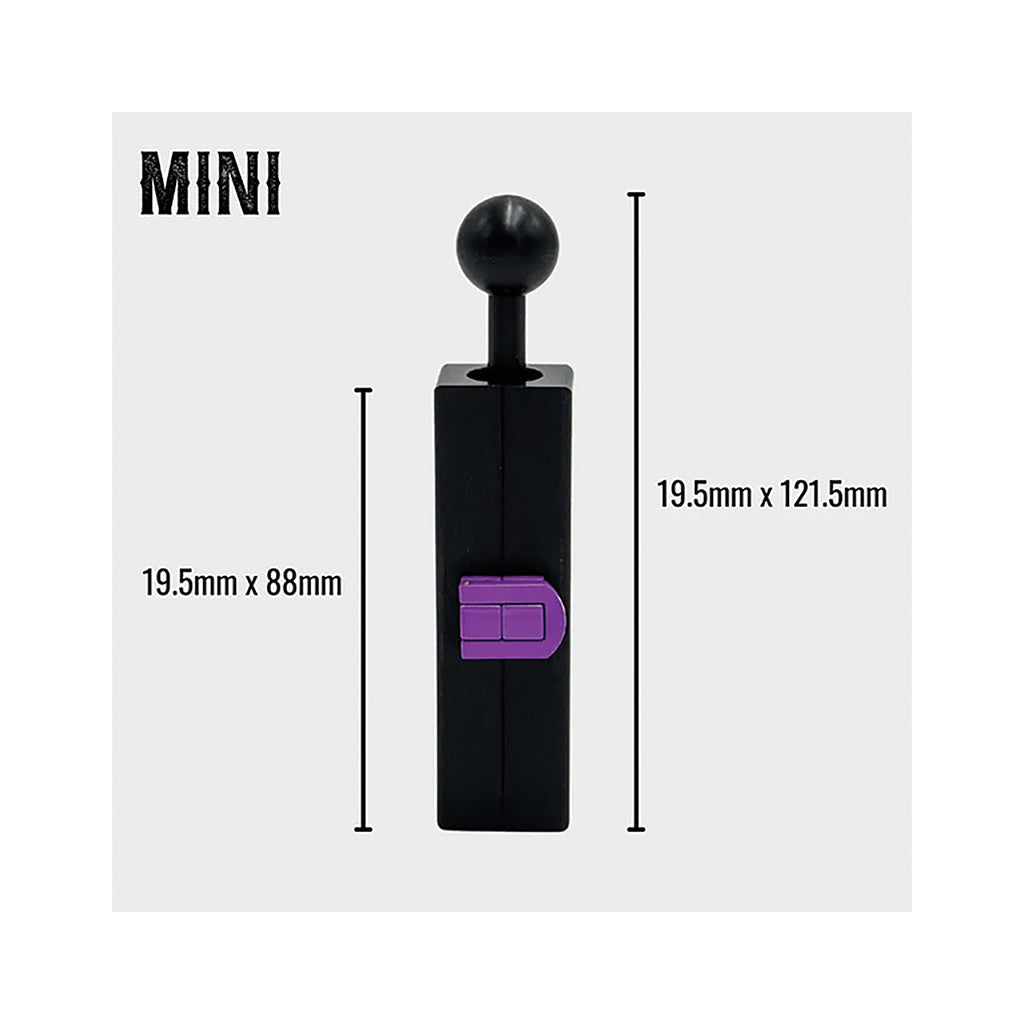 Mini Purple Rose Cannagar Mold D1 Wholesale | Green Flower