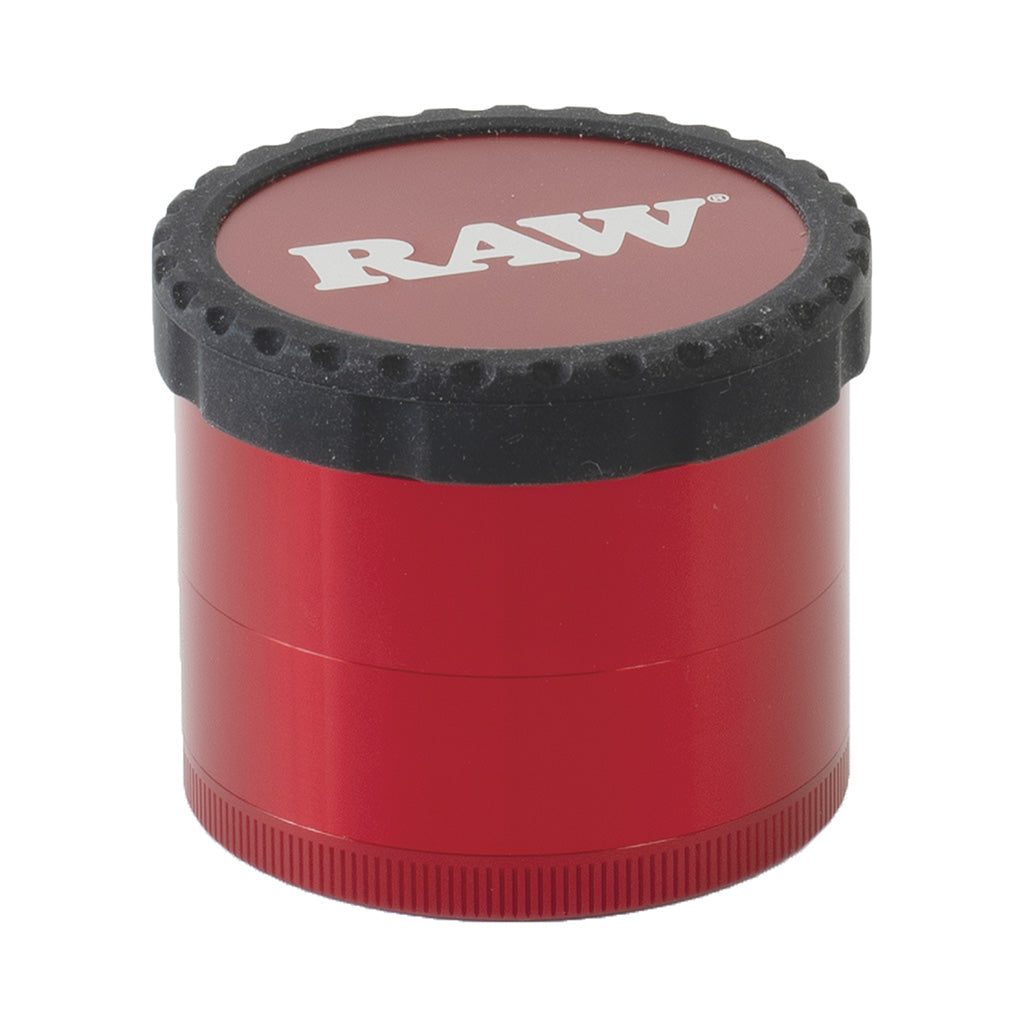 Red Raw Life 4- Piece Grinder. by Raw - Wholesale