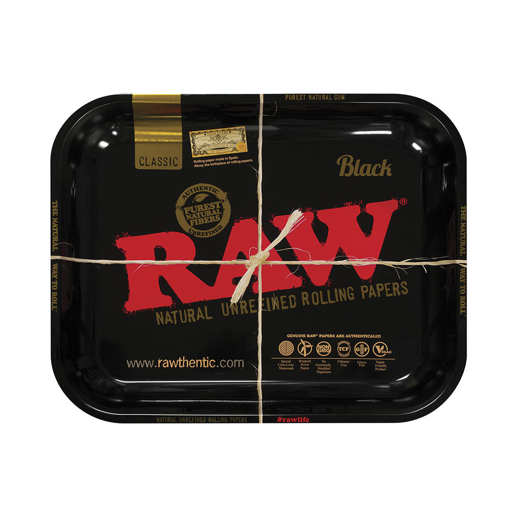 Large Raw Black Rolling Metal Tray by Raw - Wholesale
