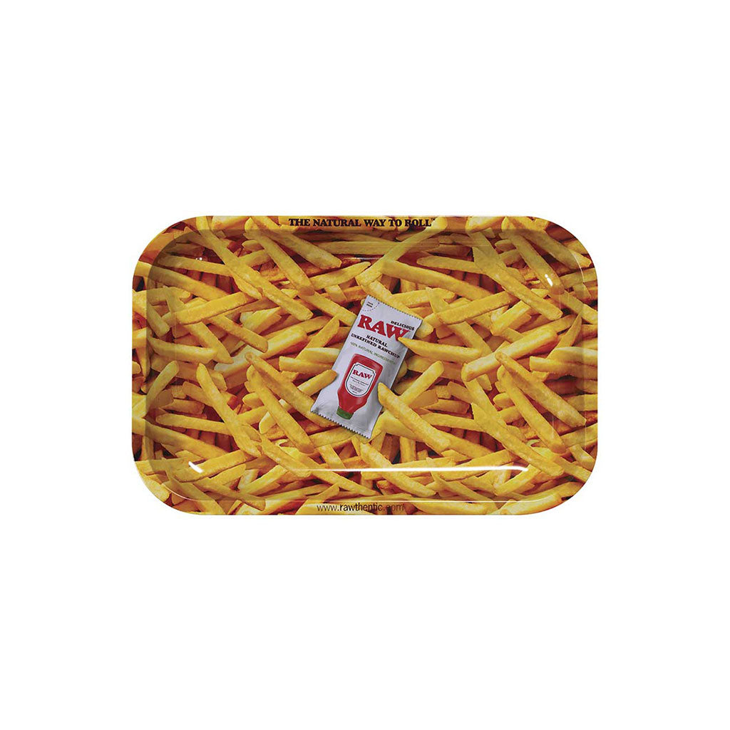 Small Raw Rolling Metal Tray French Fries by Raw - Wholesale