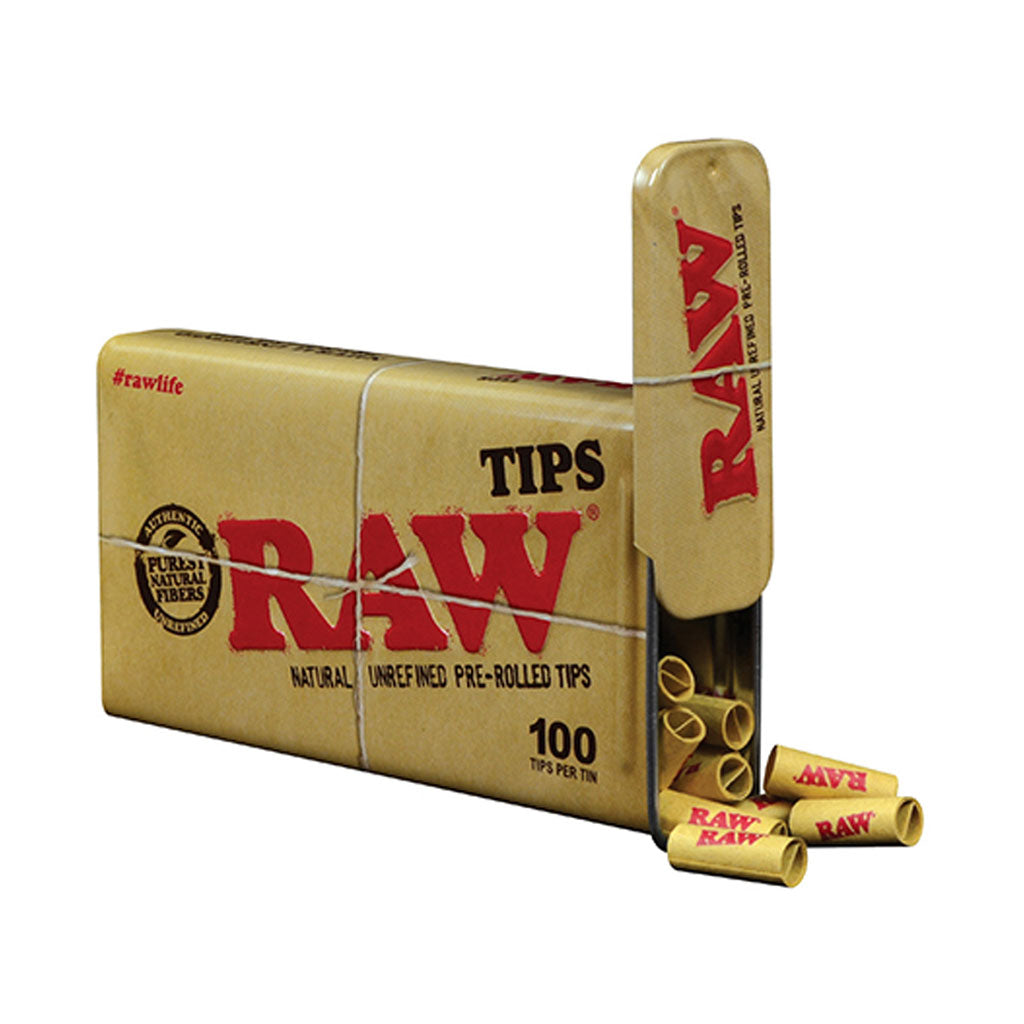 6ct. Raw Pre-rolled Tips In Tin 100/tin Wholesale | Raw
