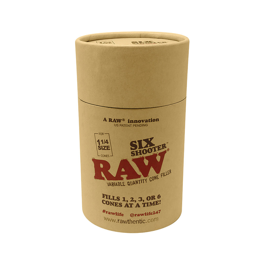 Raw Six Shooter Variable QuantIty Cone Filler 1 1/4 Size by Raw - Wholesale