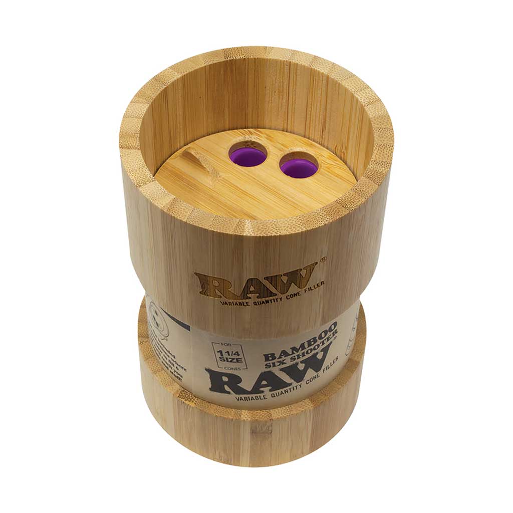 Raw Bamboo Six Shooter Cone Filler - 1 1/4 Size by Raw - Wholesale