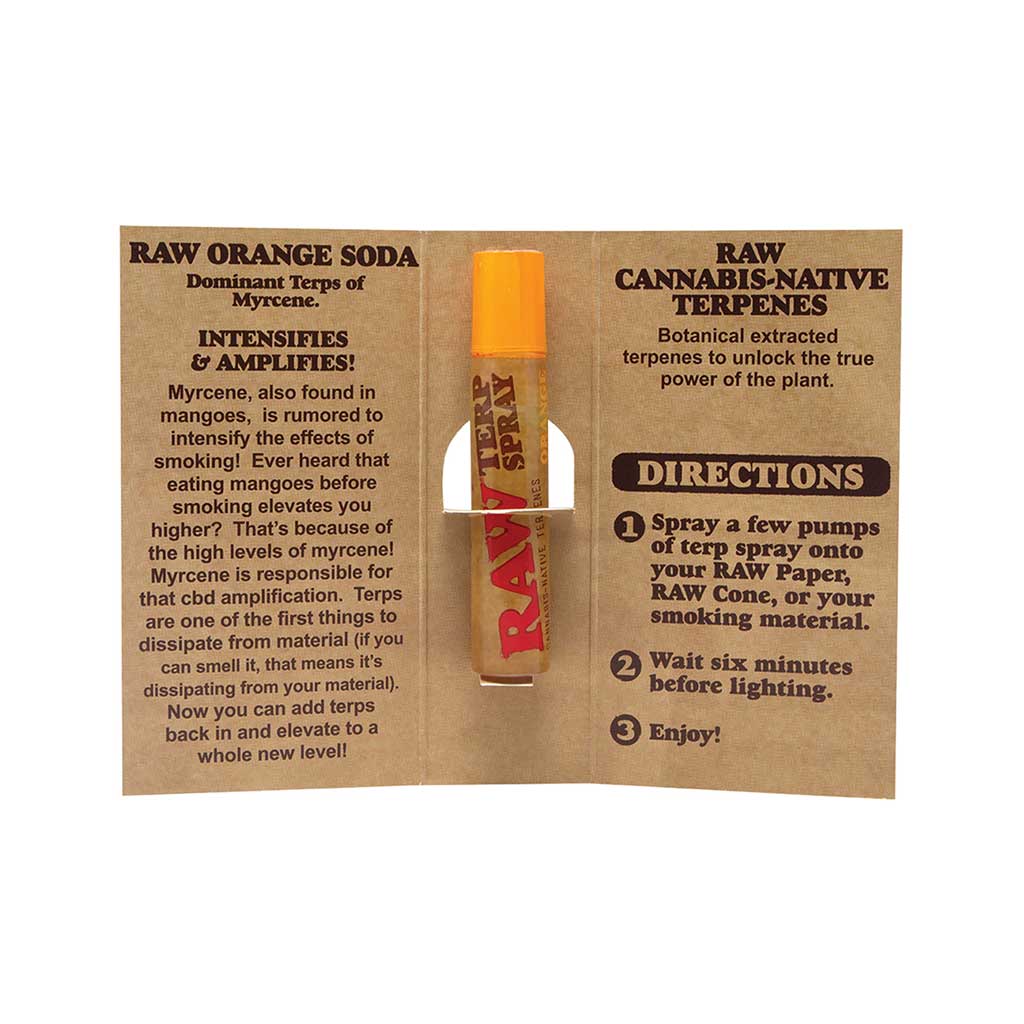 8ct. Raw Terp Spray - Orange Soda Wholesale | Raw | Smoke & Vape Wholesale