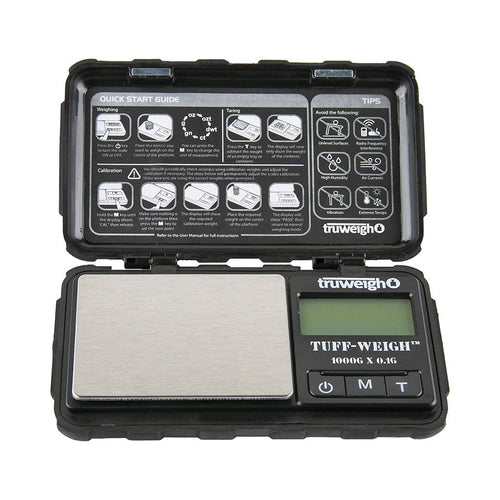1000g x 0.1g Black Truweigh Tuff Weigh Scale by Truweigh - Wholesale