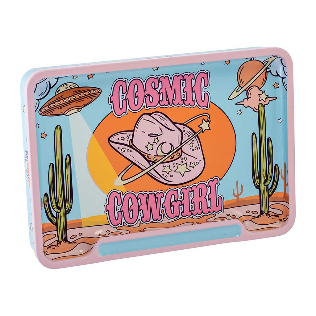 6ct 8in Tin Stash Box & Rolling Tray - Trendy Wholesale | Fujima