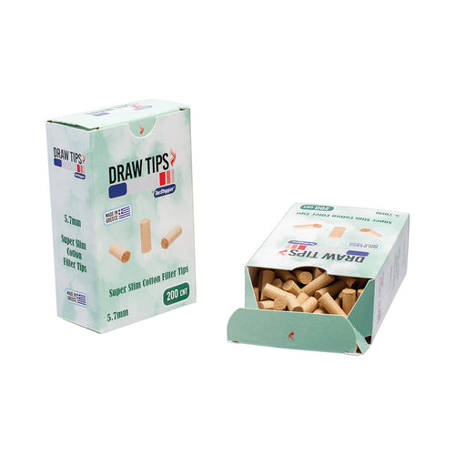 12ct. 200pcs EcoPaper Super Slim 5.7mm Filter Tips - by Tar by Tar Stopper - Wholesale