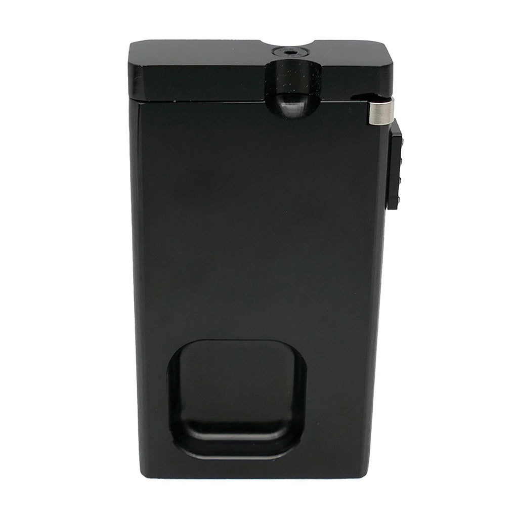 Black Aluminum Dugout with Ashtray by Green Flower - Wholesale