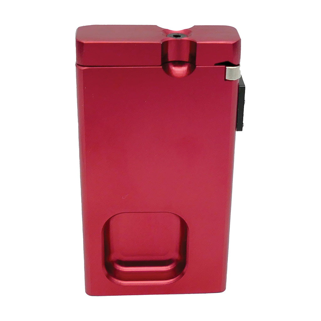 Red Aluminum Dugout with Ashtray by Green Flower - Wholesale