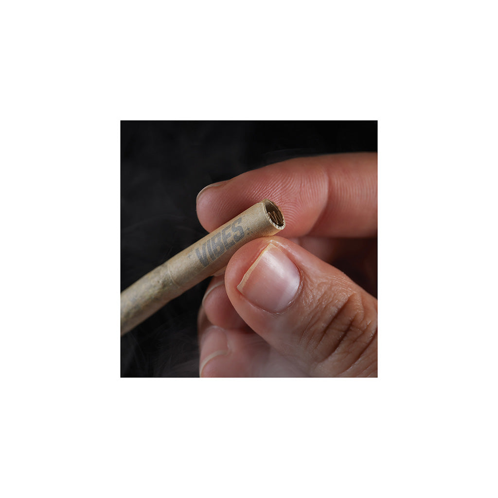50ct Vibes Wide Tips Unbleached Wholesale | Green Flower