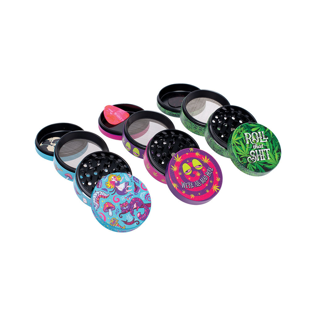 12ct 55mm Wacky Grinders Wholesale | Wacky Grinders | Smoke & Vape Wholesale