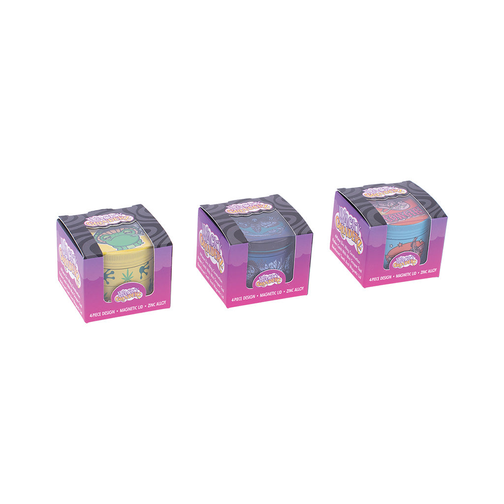 12ct 55mm Wacky Grinders - Vol 2 Wholesale | Wacky Grinders