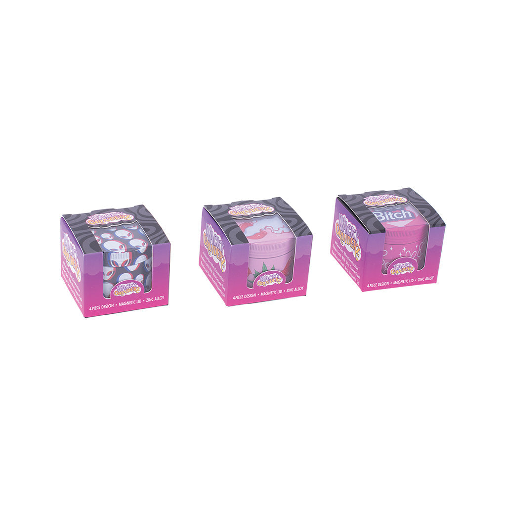 12ct 55mm Wacky Grinders - Vol 2 Wholesale | Wacky Grinders