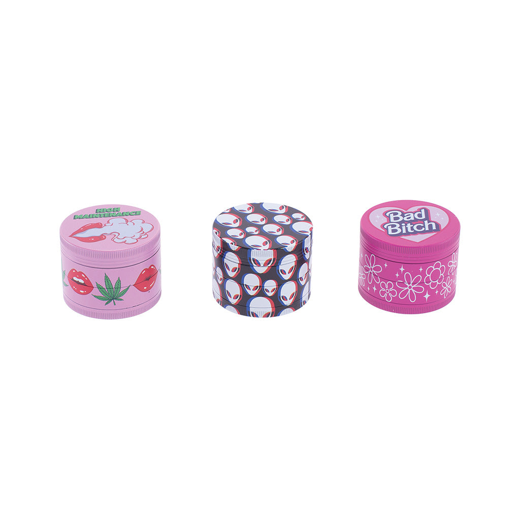 12ct 55mm Wacky Grinders - Vol 2 by Wacky Grinders - Wholesale