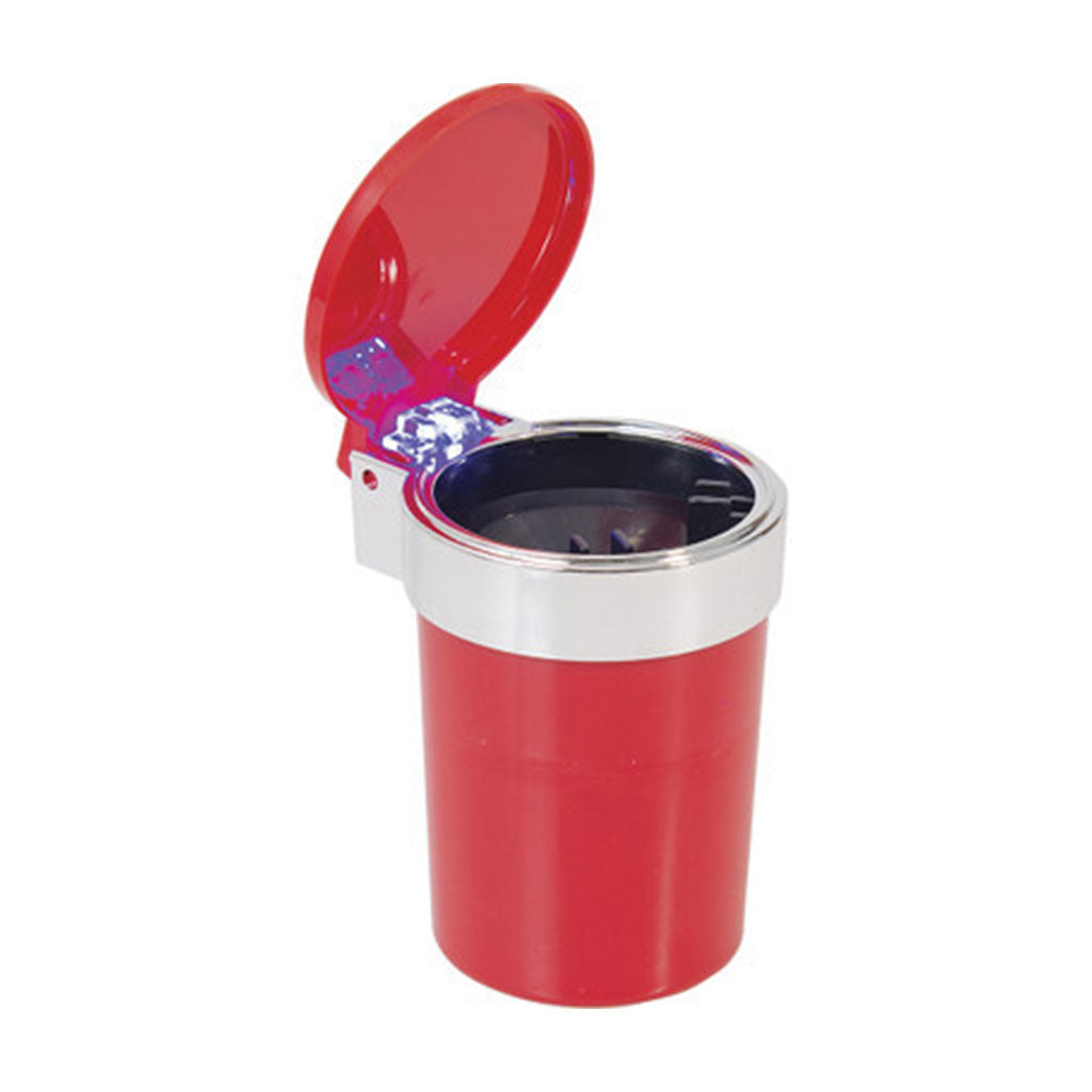 12ct. Asst. Color G/ D Ashtray W/ Led Light by Fujima - Wholesale