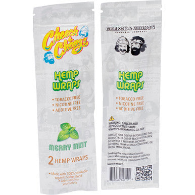 25 Ct. Cheech & Chong Hemp Wrap - Merry Mint by Cheech & Chong - Wholesale