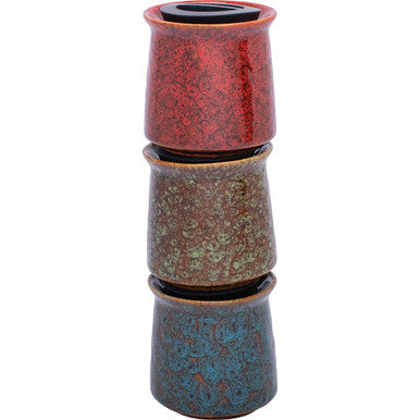 6Ct. 3In Ceramic Glazed Stash Jars by Connection Store - Old HBH Wholesale - Wholesale