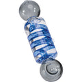 5.7in Smokey Grey Coil Glycerin Hand Pipe by Connection Store - Old HBH Wholesale - Wholesale
